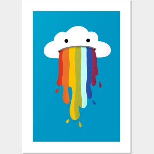 Rainbow Cloud Posters and Art